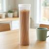 2PCS Plastic Cookie Storage Box Transparent Airtight Food Storage Containers Round/Rectangular with Lid Pantry Organizer Snacks