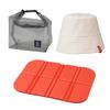 Tomte Sauna Sauna and Perfect for Outdoor Suitable for Men and 3-Piece Set Bag, Mat, Hat. Foldable, Compact, Small, Waterproof, Water-Repellent,