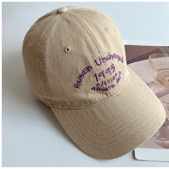 Baseball cap, deep crown, wide brim, duckbill style, all-season pure cotton sun hat, sun visor, for men and women, students