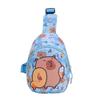 Capybara Cartoon Cute Printed Children Shoulder Bag Chest Pack For Outdoor Use