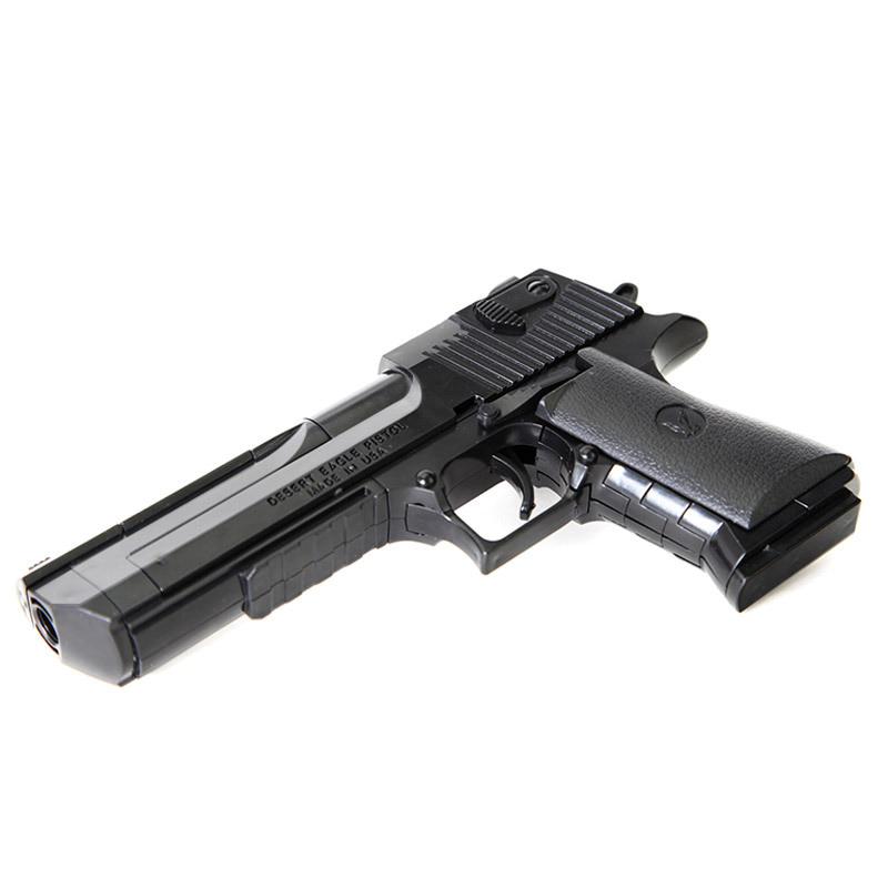 Desert Eagle DIY строительные блоки детские игрушки пластиковые сборочные пистолеты вдохновляют интеллектуальную модель