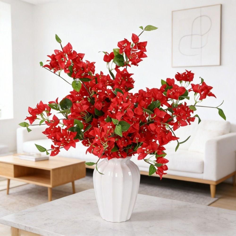 UV Resistant Artificial Bougainvillea DIY Decoration Fake Flowers Home Table Decor