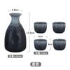 Creative Ceramic Sake Baking Set Wine Heater Household Wine Sorter Small Glass Tray Set Household Ceramic Wine Set