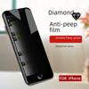 Anti-Peep HD Tempered Film for iPhone 12/8P/15/XSMax Protective Screen