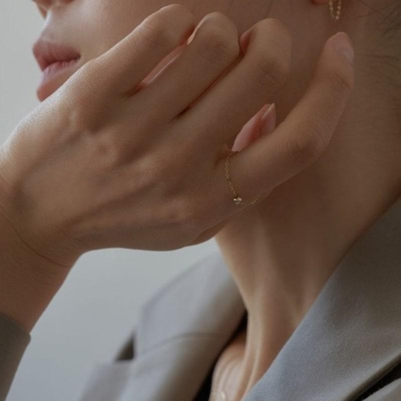 Кольцо-цепочка 14K «Рассвет меня»