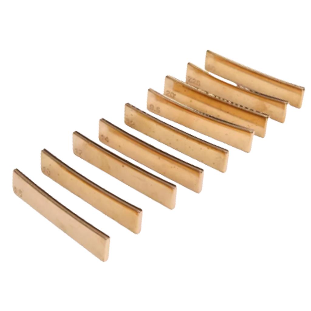 9 шт. лады для бас-гитары радиус пресс-форма накладка на гриф вставки пресс-инструмент набор для акустической электрогитары бас