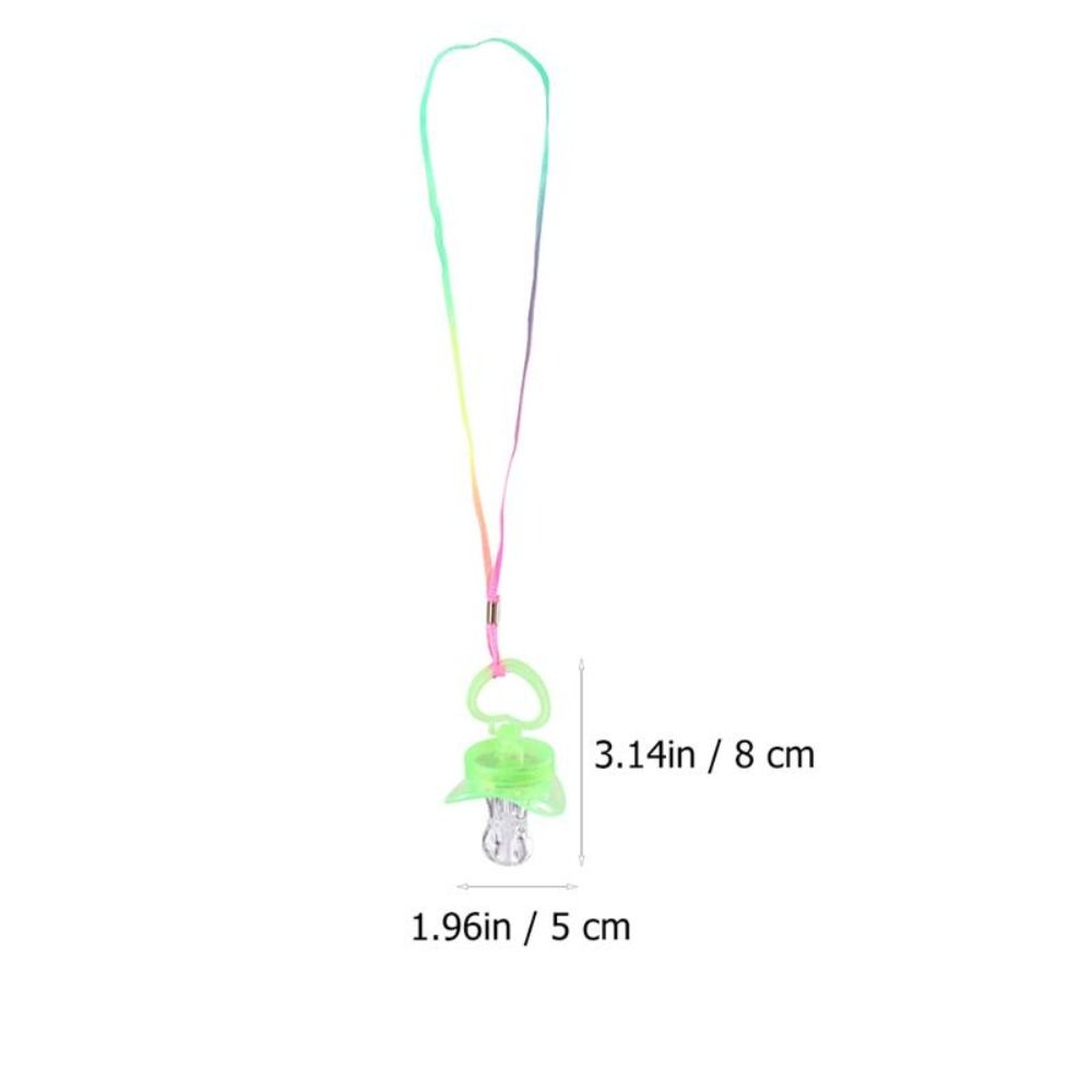 Whistles Party Toys Flashing Pacifier Whistle Nipple Whistle LED Pacifier Whistle Whistle Pacifier