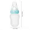 Безопасная и практичная силиконовая детская бутылочка с ложкой, пищевая добавка, бутылочка для рисовых хлопьев, ложка, бутылочка для кормления молоком, чашка