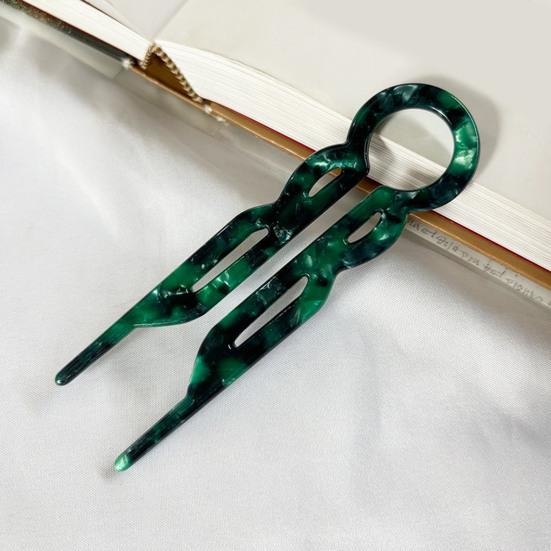 3 шт. ацетатная U-образная заколка для волос, легкая, нескользящая, длинная, густая, для волос, французская заколка для волос, аксессуары для волос для женщин и девочек