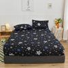 1pc Star Print Fitted Sheet Elastic Bedsheet Home Bed Cover Single/Double/Queen Size Mattress Protector Sabanas (No Pillowcase)