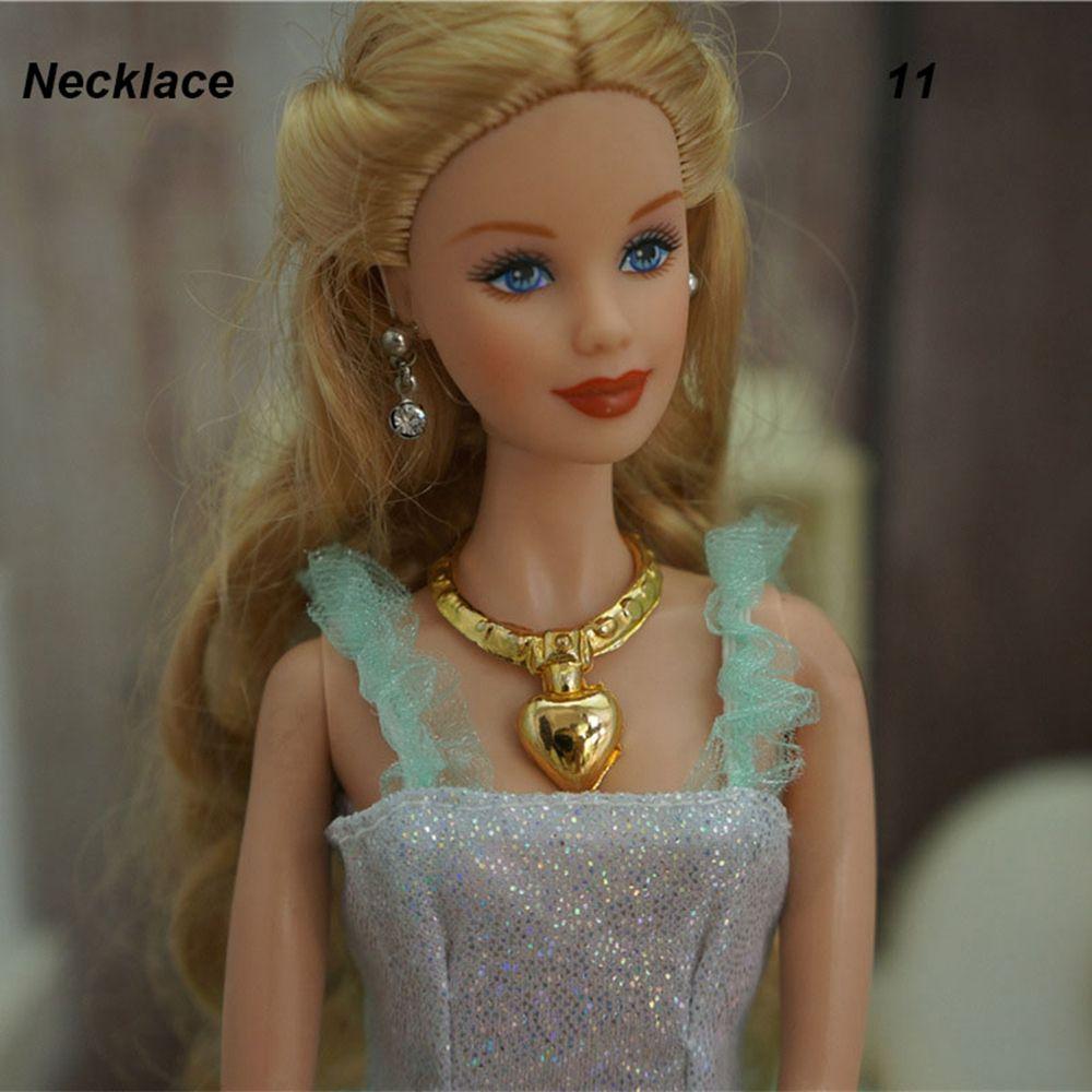 Кукла для маленьких девочек, подарок, игрушки, ожерелья, короны, браслет, ювелирные изделия, одежда, аксессуары, серьги для вечеринки