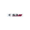 Car Tuning For Mercedes Benz C Class W204 W205 C63 C63S Letter Logo 3D ABS Sticker Car Rear Trunk Emblem Nameplate Decals