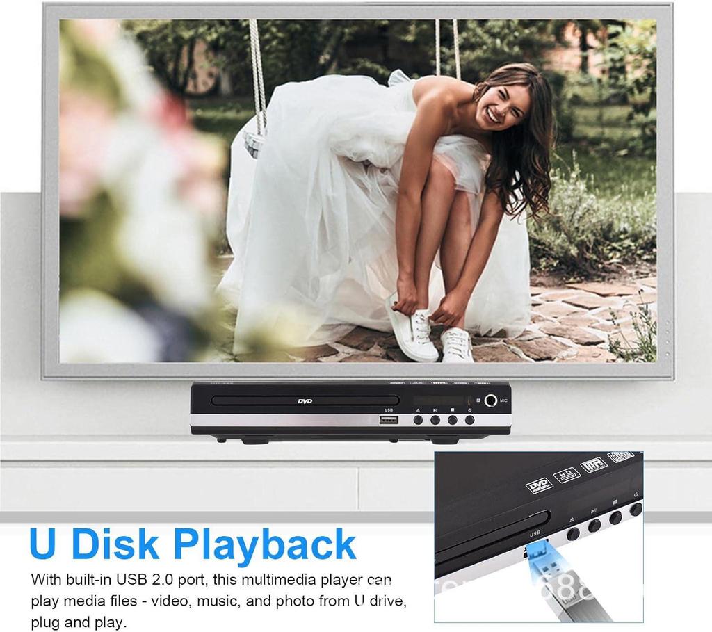 Домашний DVD/EVD-плеер высокой четкости с поддержкой VCD и Mini CD для детей
