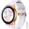 Силиконовый ремешок 20 мм 22 мм для samsung galaxy Watch 7/6/5/4/5PRO/4CLASSIC/46MM/42/40mm 44mm Браслет amazfit gts 2 3 4 Mini Bip 5