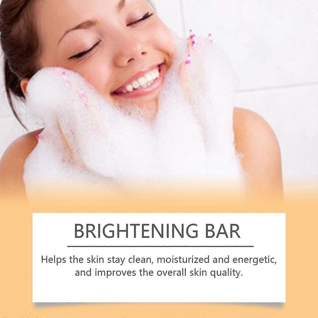 Oceaura Lemon Turmeric Soap - Gentle Cleansing For Face And Body, Brightening Skincare Suitable For Both