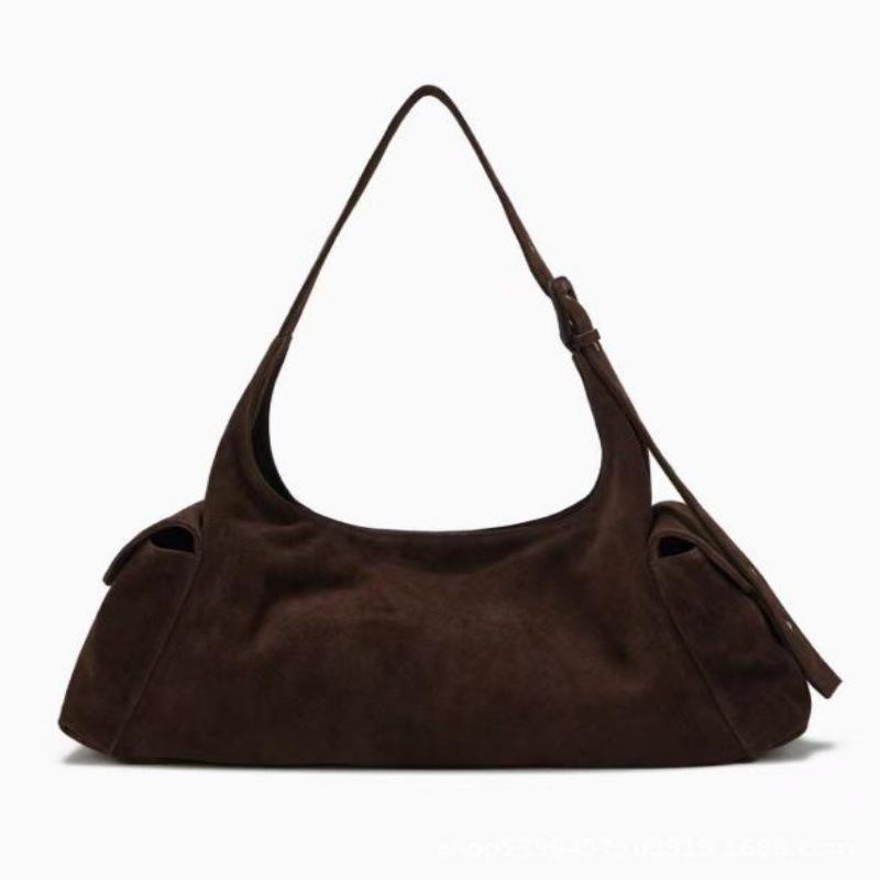 European & American Trendy Unisex Crossbody Suede Bag - Large Capacity, Korean Niche Design.