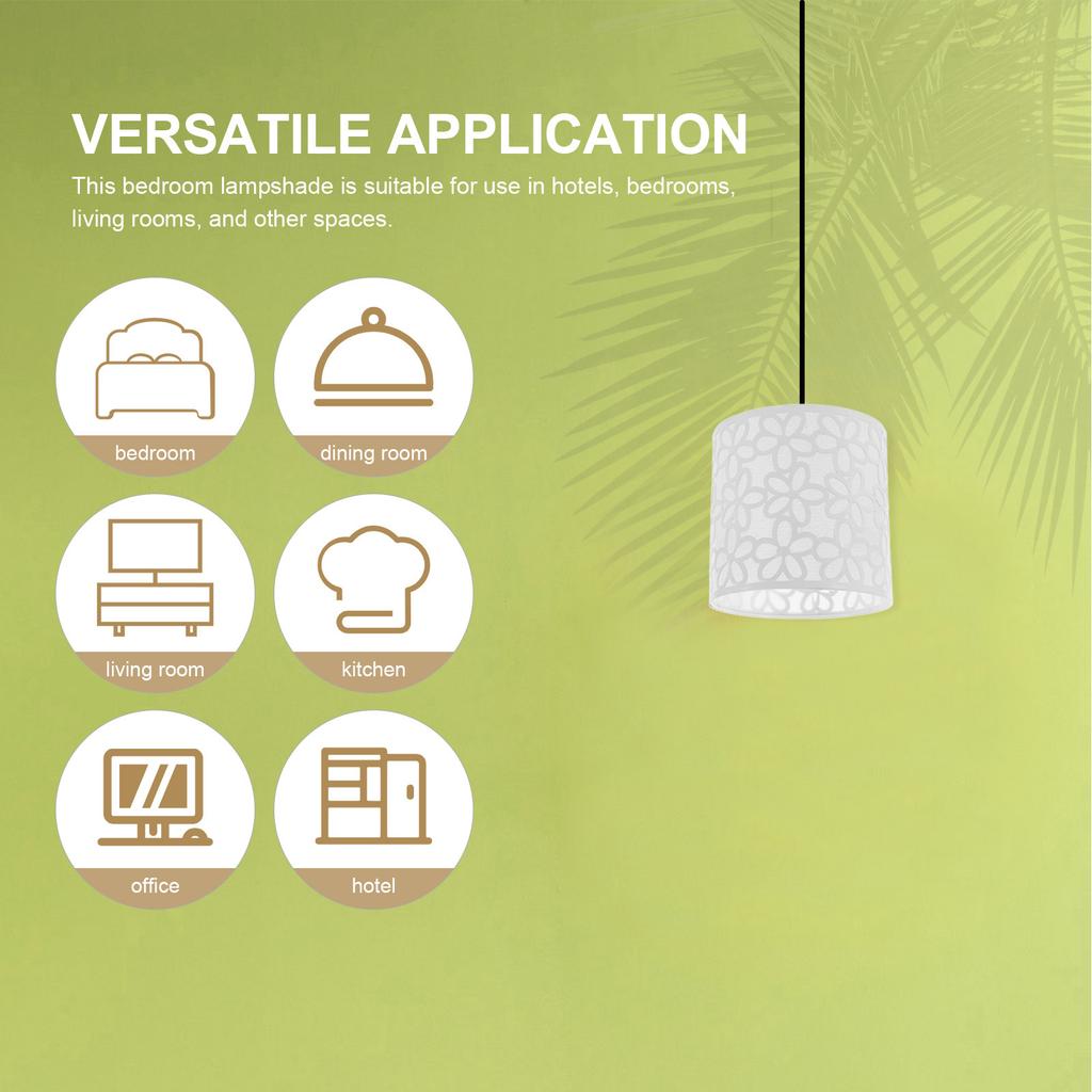 Декоративный металлический абажур Пятилепестковый резной полый абажур Для настольной и напольной лампы Патрона E27 Абажур для подвесного светильника 42 мм