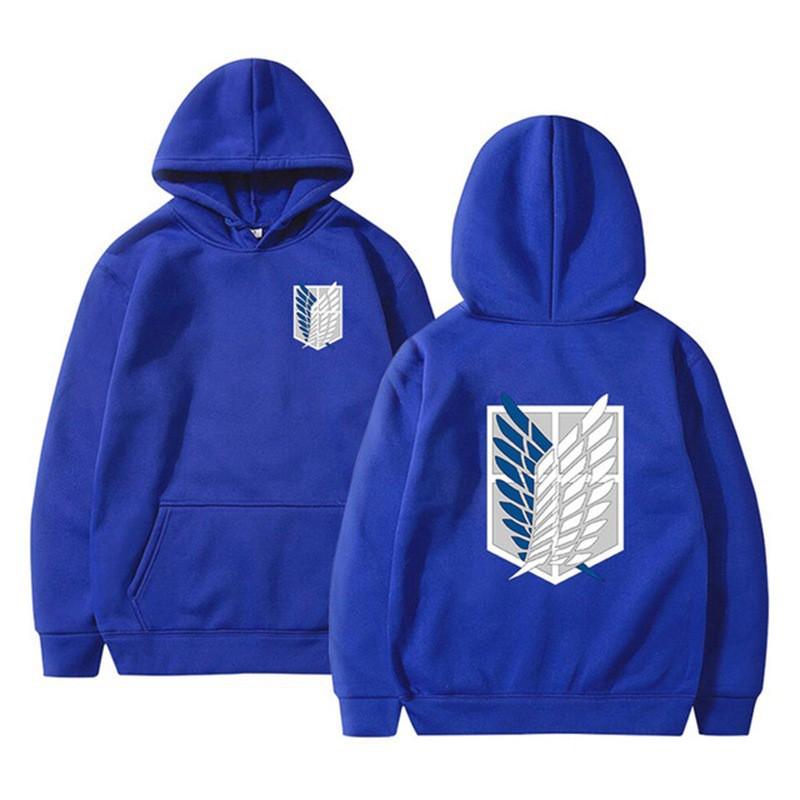 Mens Hooded Sweatshirt With Anime Graphic Print Loose Fit Long Sleeve Cotton Pullover Casual Fall Wear