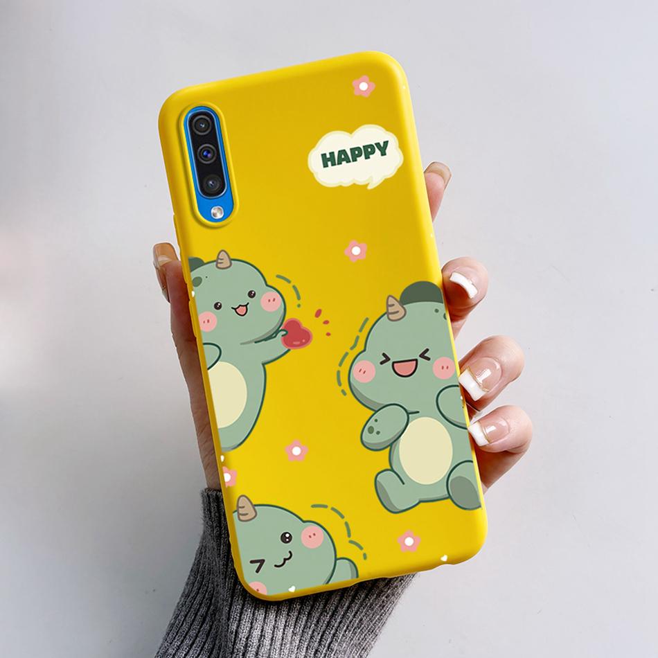 Чехол для Samsung A50 A50S A30S Мультяшный Мягкий Жидкий Силикон Полная Защита Задняя Крышка Телефона Для Galaxy A 50 50S 30S Funda Оболочка