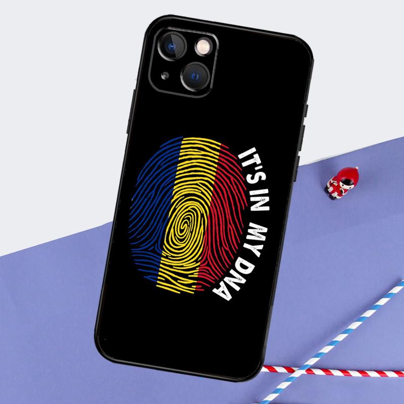 Чехол для телефона с флагом Республики Чад для iPhone 16 15 14 11 12 13 Pro Max Mini X XR XS Max 7 8 Plus Cover Coque