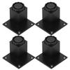 4Pcs Set Furniture Leg Adjustable Height Aluminum Alloy Square Support for Sofa Cabinet60mm