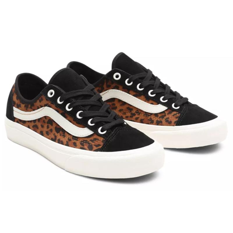 Vans Suede Leopard Style 36 Deconstructions Sf Shoes Brown Vans VN0A3MVL4Y5