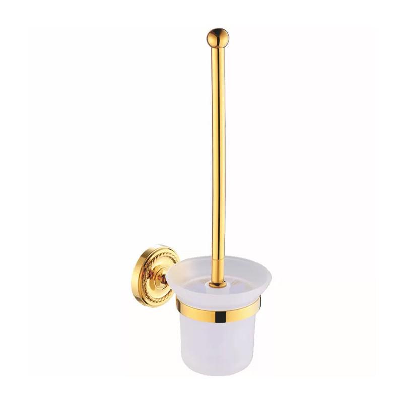 European Gold All-Copper Bathroom Towel Rack & Accessories Set