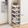 Foldable Shoe Rack PPE Material Multi-storey Storage Shoes Cabinets Save Space Modern Simplicity Dustproof Storage Containers