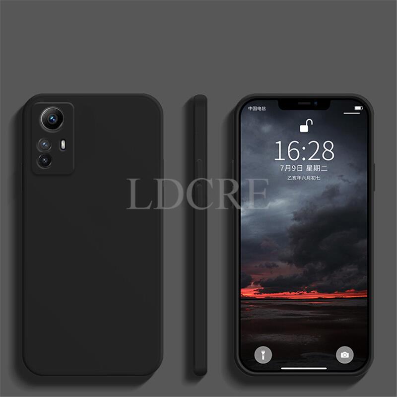 Для Xiaomi Redmi Note 12S Чехол Жидкий Силиконовый Чехол Redmi Note 12S Чехол TPU Fundas Защитный Чехол Redmi Note 12S Чехол