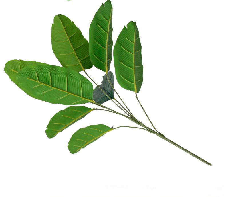 Artificial Green Plants: Large Banana Leaves, Monstera, Spring Feather, Areca Palm & Fan Tail Palm for Home and Garden Decor