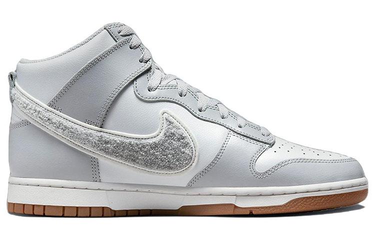 Nike Dunk High 'Шенилл Swoosh Светло-дымчато-серый' DR8805-003