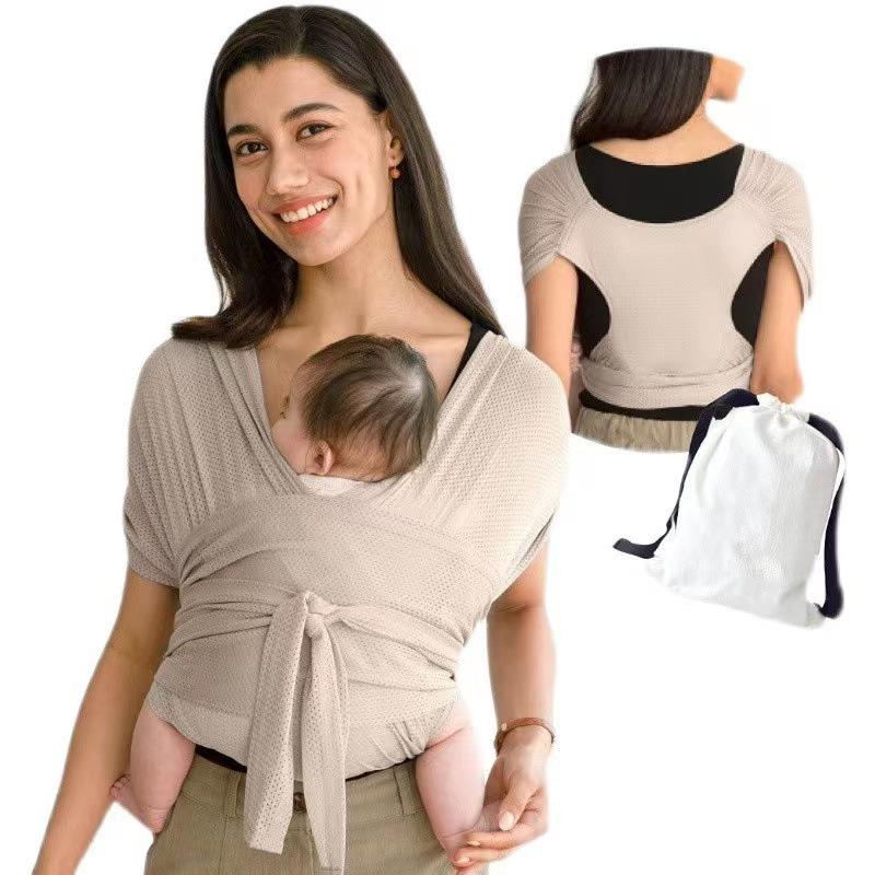 1 Piece Infant Newborn Adjustable Stretchy Carrier Belt Portable Breathable Baby Sling Wrap Multifunctional Travel Supplies