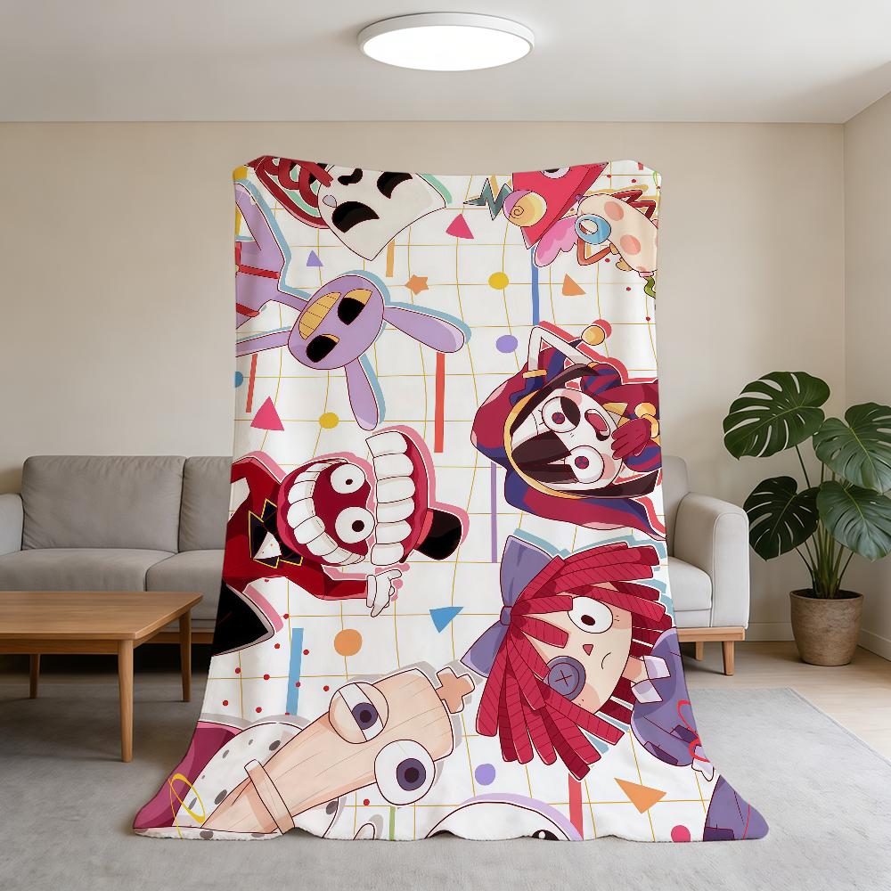 Blanket Super A-Amazing Warm C-Circus-ES Comfortable D-Digital Plush Throw Blanket Child Home Sofa Bedroom Gift