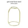 Nordic Creative Vase Home Decor Golden Glass Hydroponic Plant Holder Iron Line Flowers Ornament Garden Decoration Hot