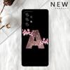 Розовый модный чехол с цветочным письмом для Samsung Galaxy A52 A12 A51 A32 A21s A71 A32 5G A12 A22 A53 A31 A13 A72, чехол для телефона