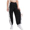 Boys Contrasting Stripe Sweatpants Side Split Press Button Pockets Casual Basketball Sport Trousers
