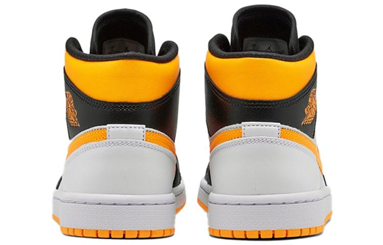 Jordan 1 Mid Laser Orange Black Women's CV5276-107