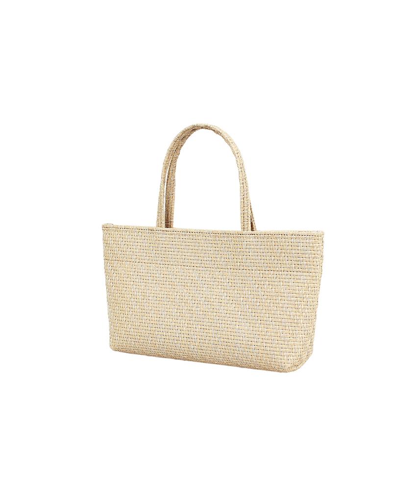 Сумка-тоут Tuo Rattan Flat Tote Mini Бежевая · Плетеная сумка-тоут Tuo Rattan Flat Tote Mini Бежевая