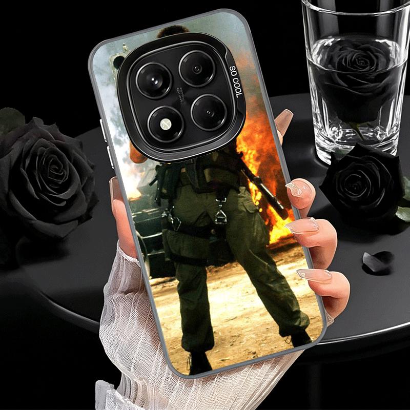 Terminator Arnold Schwarzenegger Soft Phone Case for Xiaomi Redmi Note 13 14 15 Pro Plus 12S 12 11S 11 11T 10S 10 Shockproof Cov