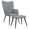 VidaXL Relaxation Chair and Stool Armchair with Footrest Living Room Chair Home Interior 327952