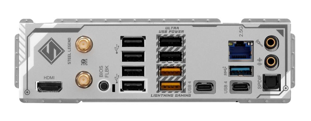 ASRock Motherboard X870 Steel Legend WiFi Compatible with AMD Ryzen 9000 Series CPU X870 Chipset ATX Motherboard Authorized Distributor (Soket AM5)