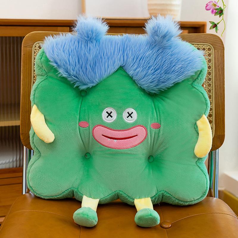 Мультяшная Милая Напольная Футон-Матрас - Подушка-Сиденье Татами для Эркерного Окна с Поддержкой Поясницы Дизайн Печенья