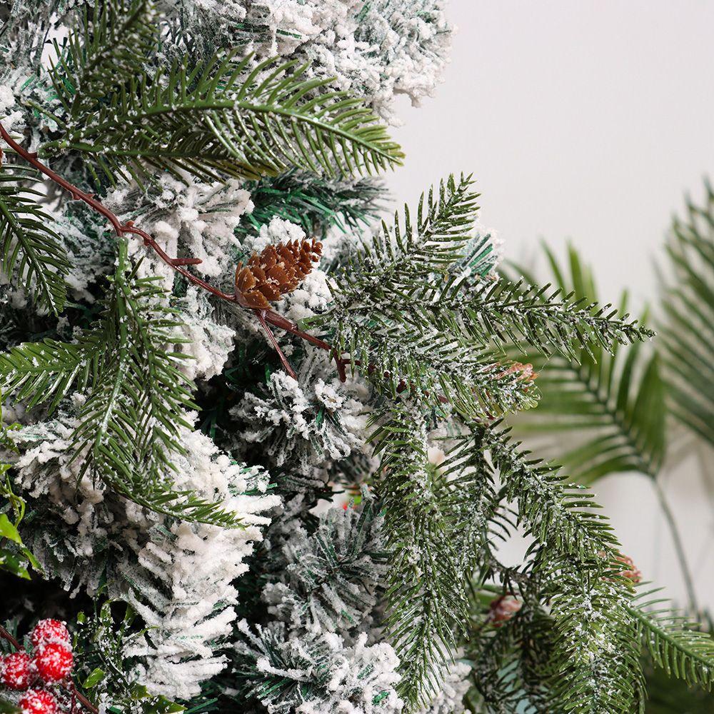 Свадебный венок для вечеринки Искусственные красные ягоды Шишки Виноградная лоза Рождественская декоративная гирлянда