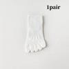 1 Pair Cotton Toe Socks with Separate Fingers Low Cut Ankle Socks Soft Women's Socks  Summer