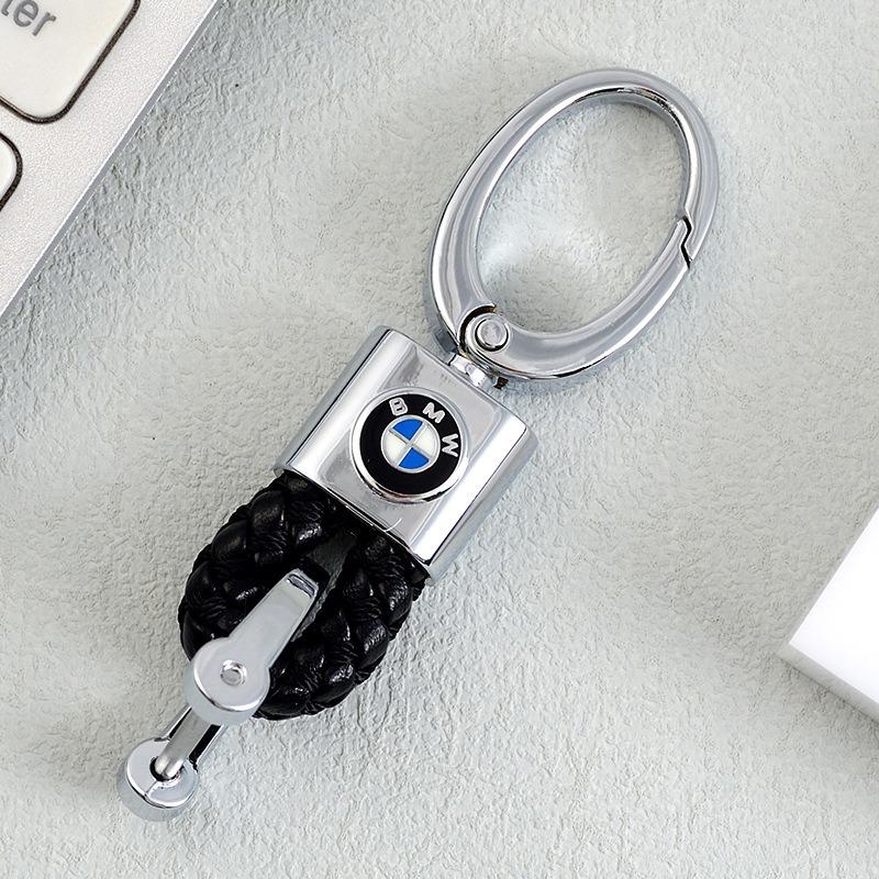 Anti-lost Car Weave Style Alloy Key Chain Ring Auto Keychain For For BMW M M3 M5 X1 X3 X5 X6 E46 E39 E36 Mini Cooper R50 R53 R55 kycp51