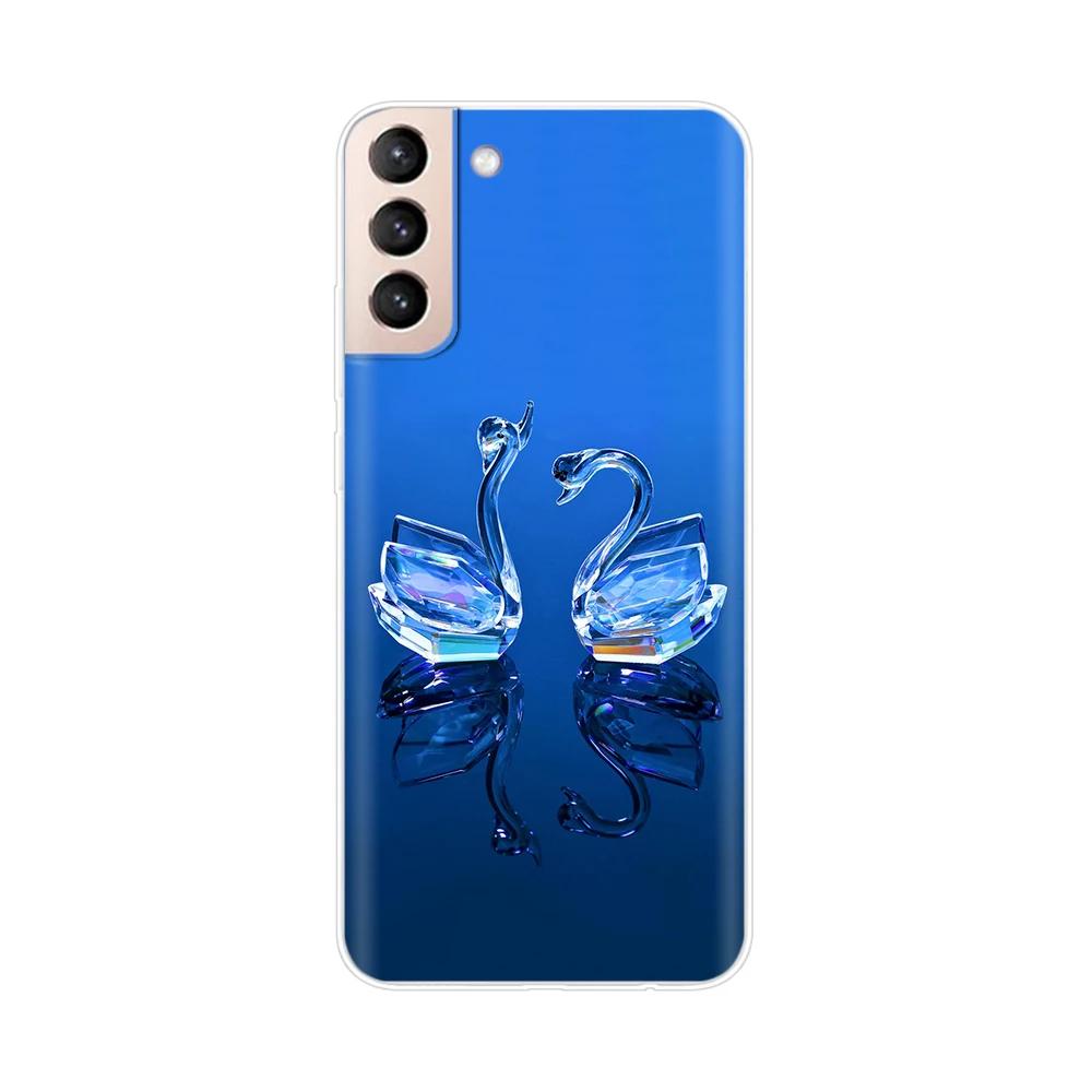 Чехол-сумка для мобильного телефона Для Samsung Galaxy S21 Силиконовая задняя крышка Для Samsung S21 plus s 21 GalaxyS21 S21 FE S21Ultra Чехлы Capas
