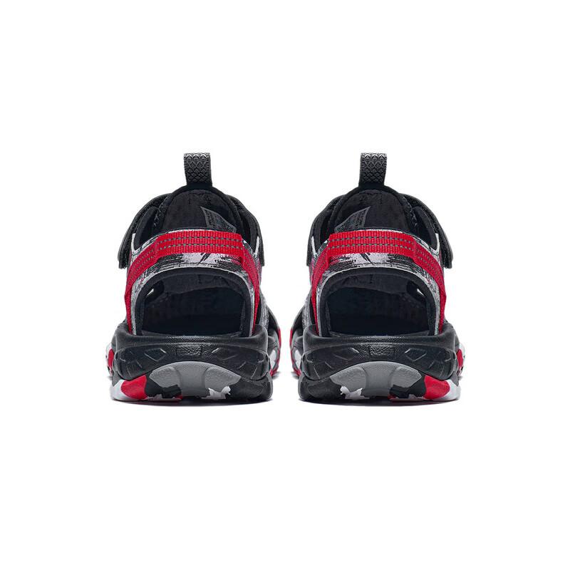 Li Ning Kids Trekking 1.5 Sports Trend Shock Absorption Rebound Wear-Resistant Lightweight Non-Slip Sandals Kids Sandals Vermilion YKKT004-7