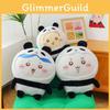 Chiikawa Panda Plush Toy Doll With Soft Pp Cotton Filling For Kids' Bedroom Decor