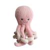 Nordic Soft Cute Pink Girl Heart Cute Octopus Doll Plush Toy Comfort Doll Birthday Gift Ins