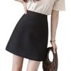 Летняя женская юбка миди с высокой талией 2024 - Облегающая, Не просвечивающая, Универсальная мини-юбка А-силуэта в обтяжку